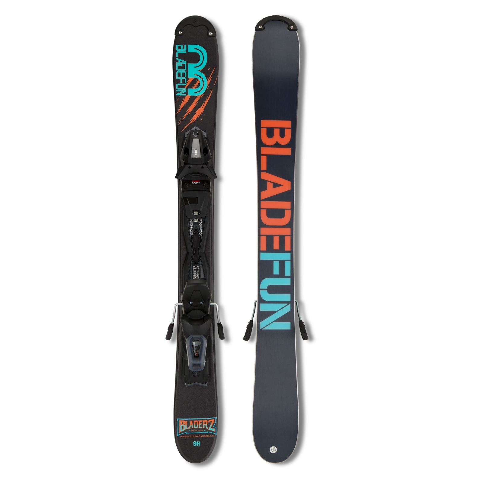 Snowblades Bladerz 99 cm Tyrolia Sicherheitsbindung Bladefun Kurzski | blau/rot