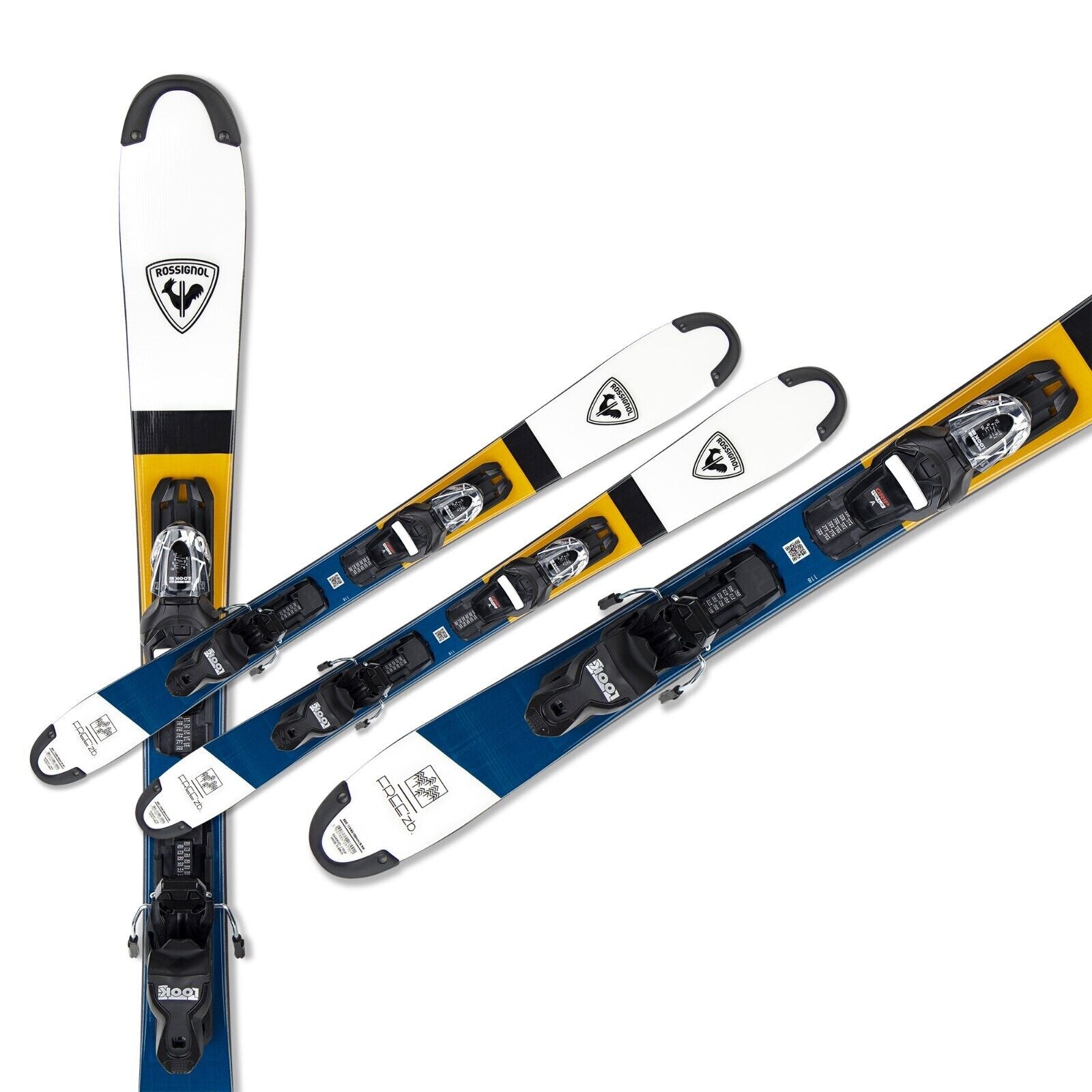 Rossignol Free zB Funcarver Ski 118cm + Axium Sicherheitsbindung