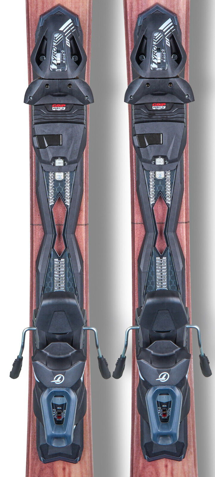 Wolf Funcarver Snowblades Head/Tyrolia Bindung Ski Blades Kurzski Vollholzkern