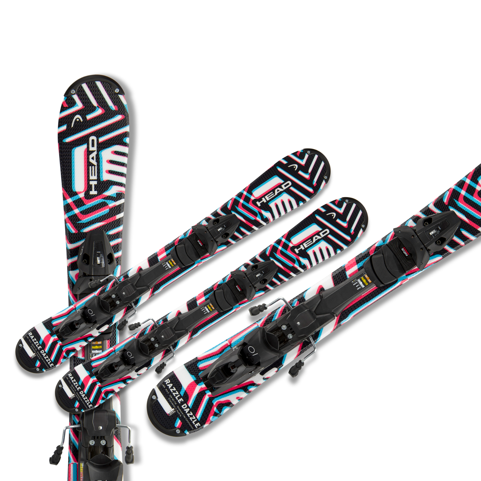 Head Razzle Dazzle Snowblades 94cm+ Sicherheitsbindung Neu Saison 2024/2025