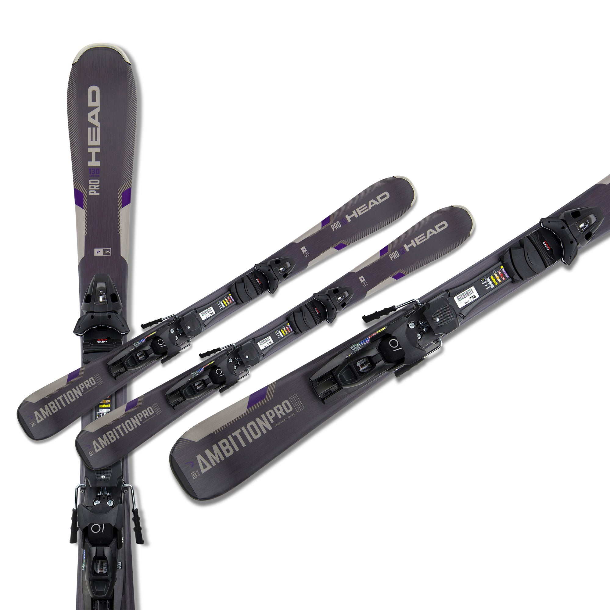 Head Razzle Dazzle Snowblades 94cm+ Safety Binding New Season 2024/2025