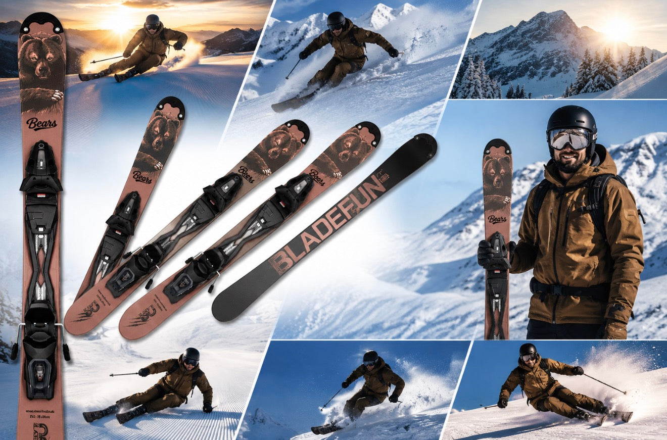 Snowblade Gamble 2.0 | 99cm + Tyrolia Power 10 safety binding short ski