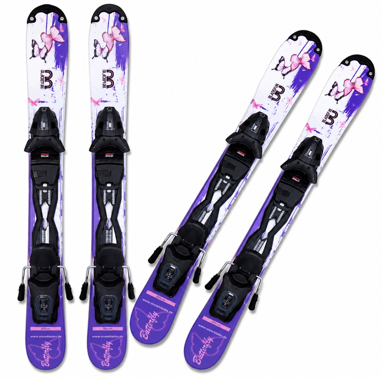 Snowblade Gamble 2.0 | 99cm + Tyrolia Power 10 safety binding short ski