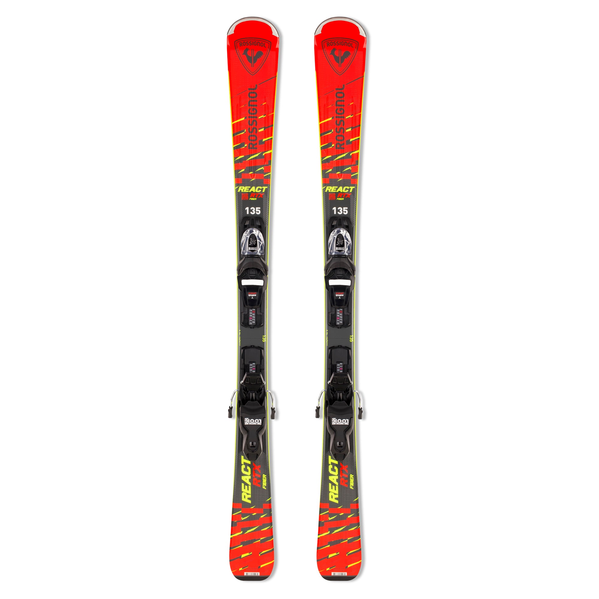 Rossignol React RTX Funcarver Ski 135cm + Axium Sicherheitsbindung