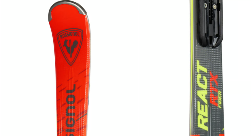 Rossignol React RTX Funcarver Ski 135cm + Axium Sicherheitsbindung
