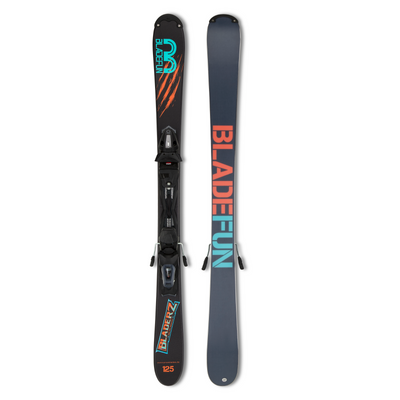 Snowblades Bladerz 125 cm Tyrolia Sicherheitsbindung Bladefun Kurzski | blau/rot