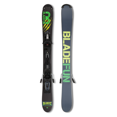 Snowblades Bladerz 99 cm Tyrolia Sicherheitsbindung Bladefun Kurzski | grün/gelb