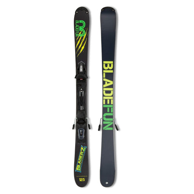 Snowblades Bladerz 125cm Tyrolia Sicherheitsbindung Bladefun Kurzski | grün/gelb