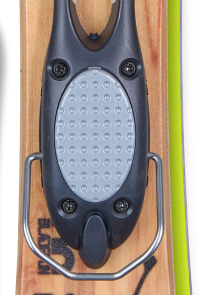Snowblades Mini Woody Ski Blades Kurzski Vollholzkernski Bügelbindung