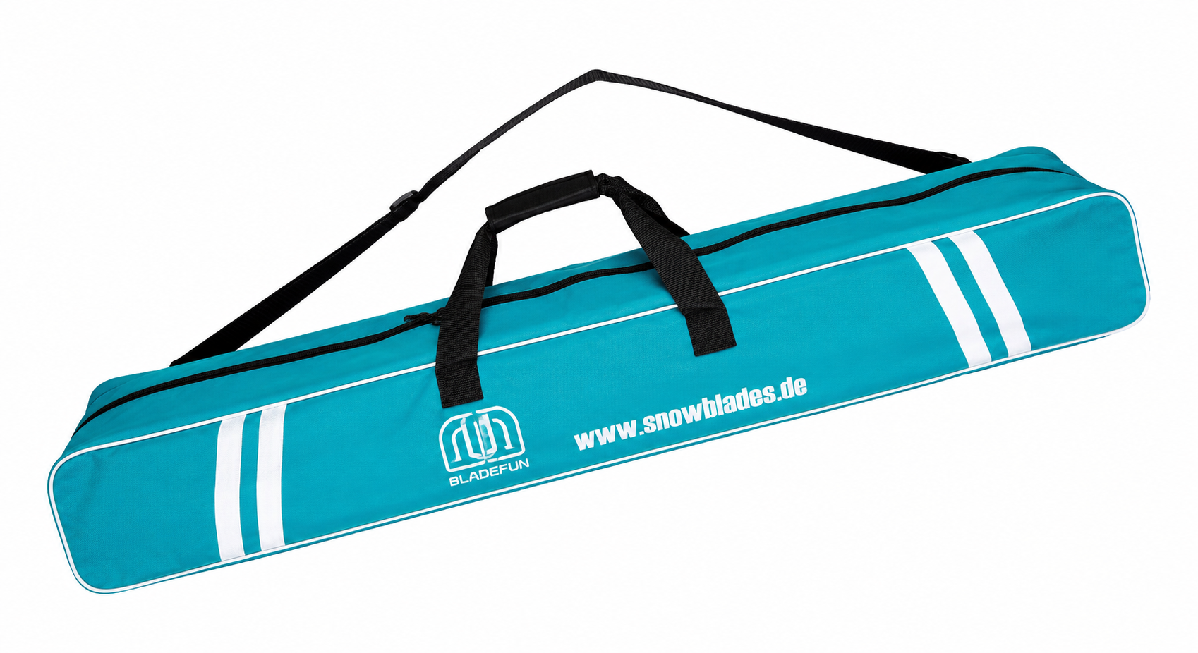 Snowbladetasche Aqua Türkis/weiß Skitasche bis 110cm Neu