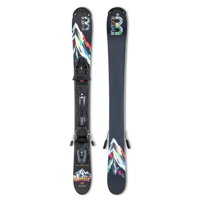 Snowblade Gamble 99cm + Tyrolia Power 10 safety binding short ski 