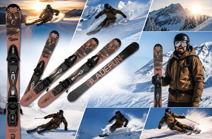 Snowblade Gamble 2.0 | 99cm + Tyrolia Power 10 safety binding short ski 