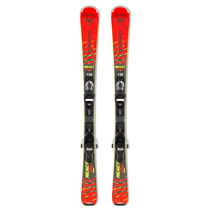 Rossignol React RTX Funcarver Ski 135cm + Axium Sicherheitsbindung
